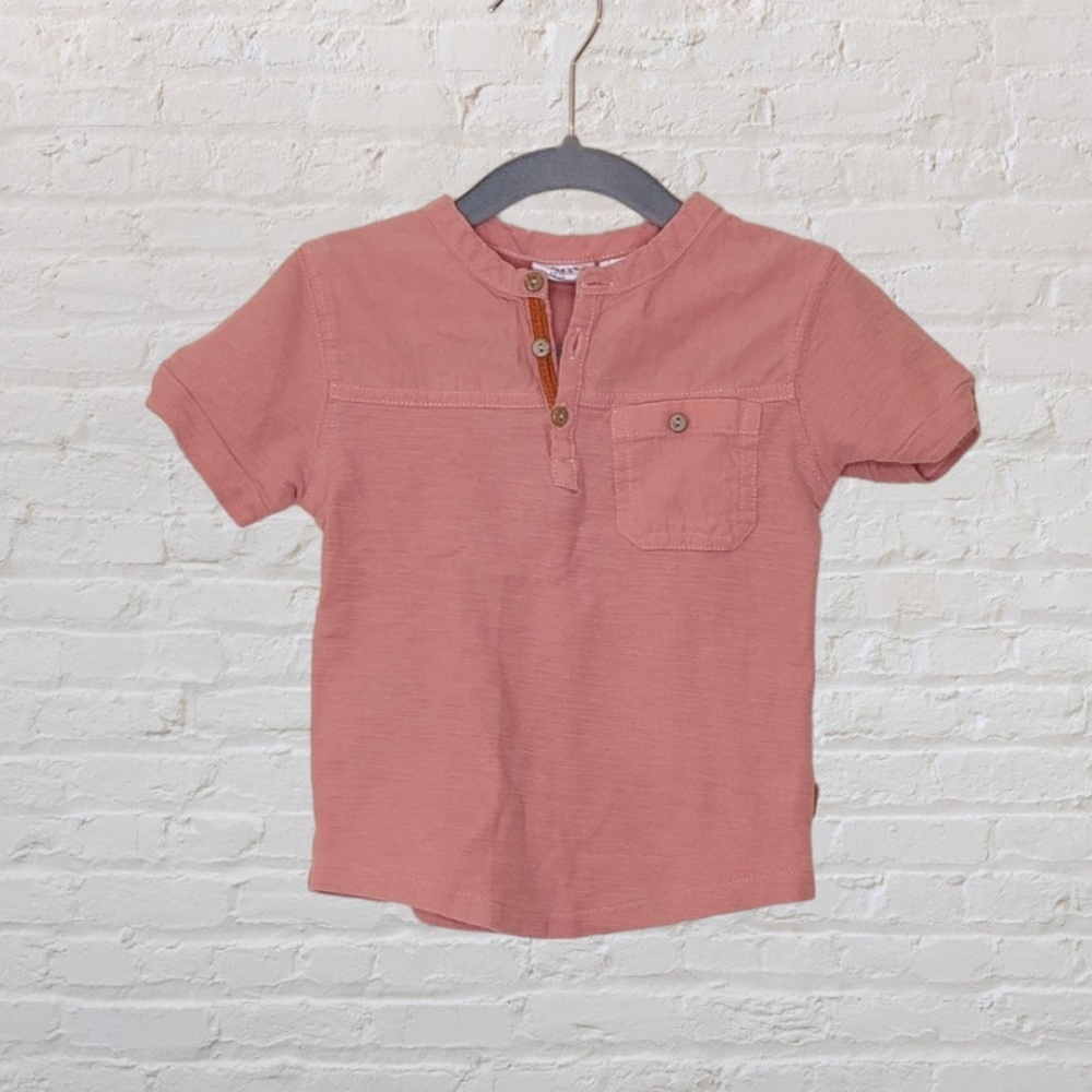 Zara Woven Pocket T-Shirt​